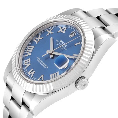 rolex datejust 2 blue dial review|rolex blue dial datejust price.